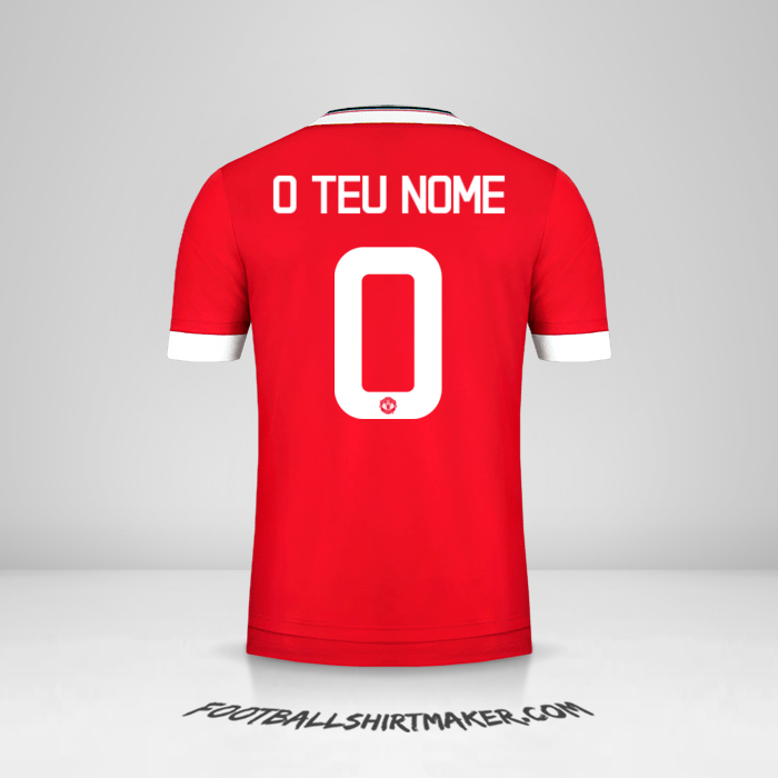Camisola Manchester United Cup 2015/16 -  o teu nome - 0