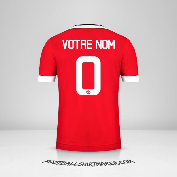 Maillot Manchester United Cup 2015/16 -  votre nom - 0