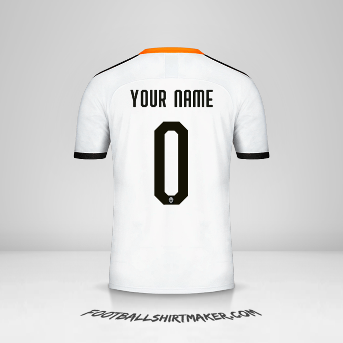 Shirt Valencia CF 2019/20 Cup -  your name - 0