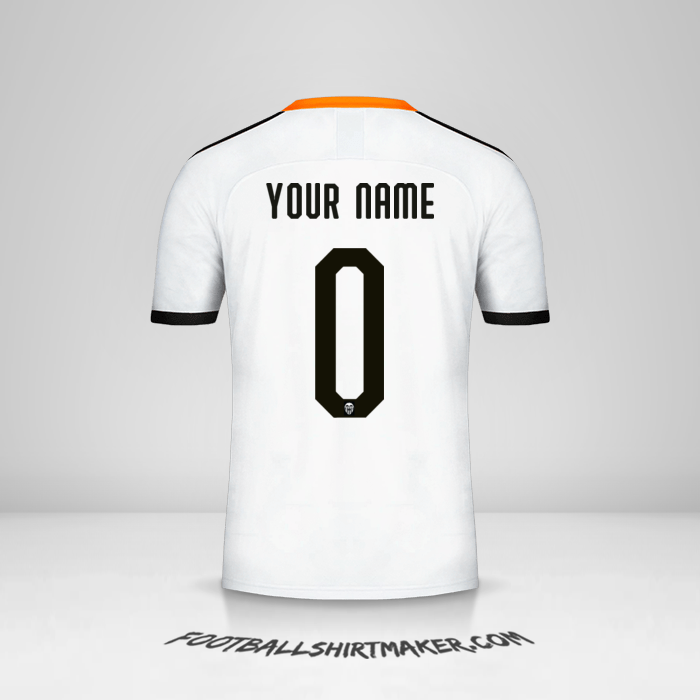 Jersey Valencia CF Cup 2019/20 -  your name - 0