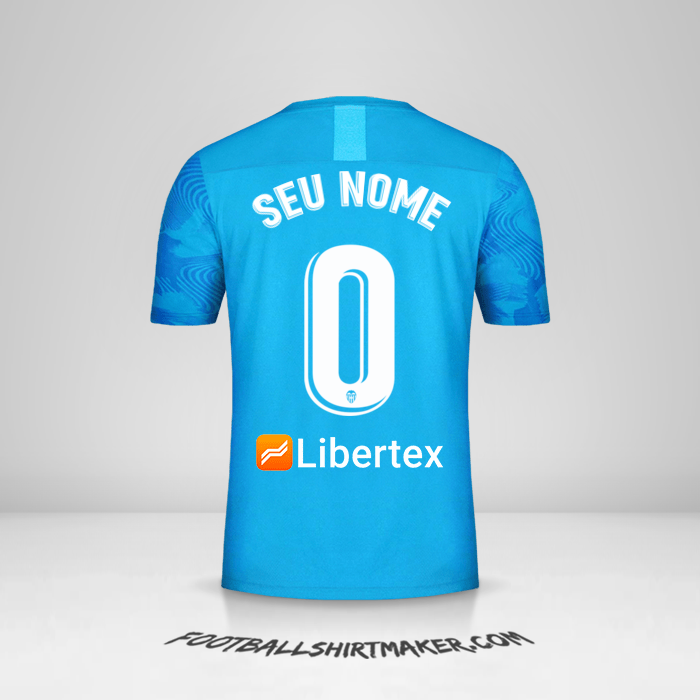 Camisa Valencia CF 2019/20 III -  seu nome - 0