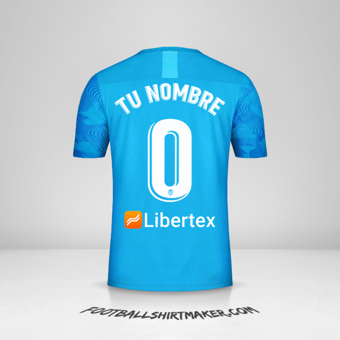 Camiseta Valencia CF 2019/20 III -  tu nombre - 0