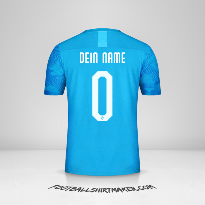 Trikot Valencia CF 2019/20 Cup III -  dein name - 0