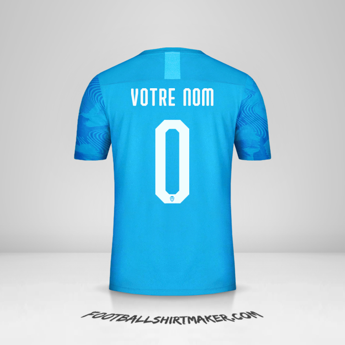 Maillot Valencia CF Cup 2019/20 III -  votre nom - 0