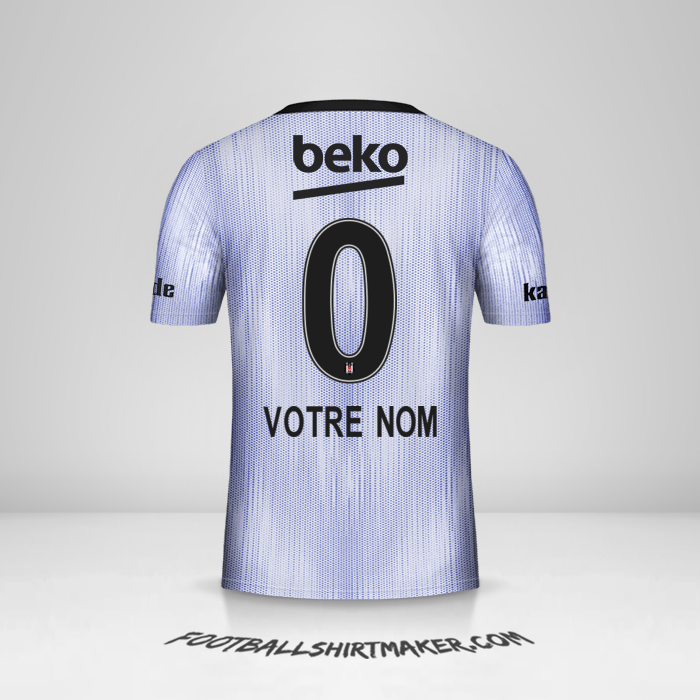 Maillot Besiktas JK 2019/20 III -  votre nom - 0