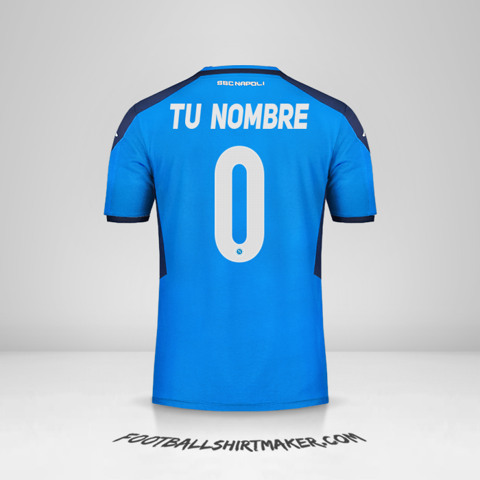 Camiseta SSC Napoli Cup 2019/20 -  tu nombre - 0