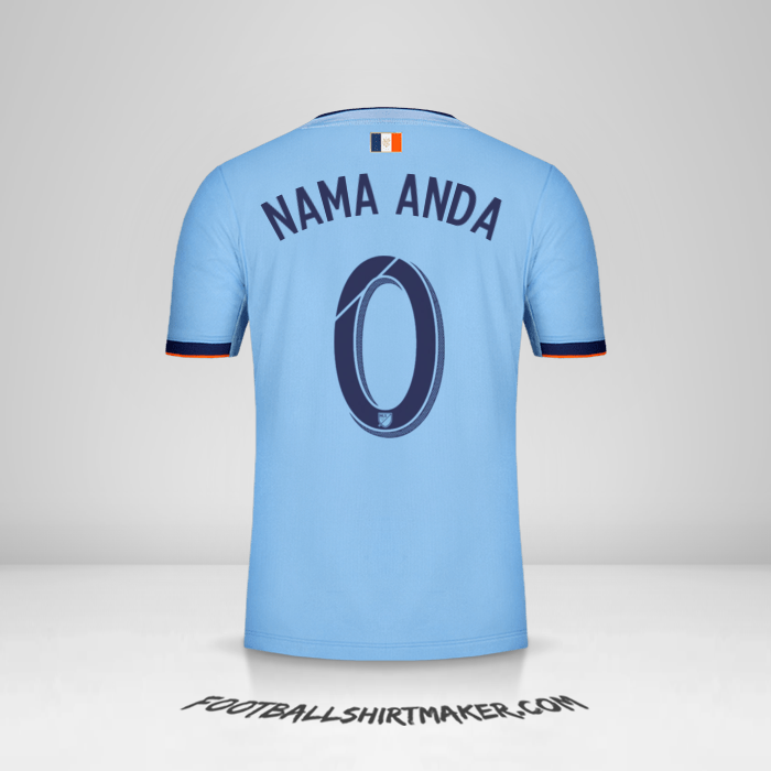 Jersey New York City FC 2019 -  nama anda - 0