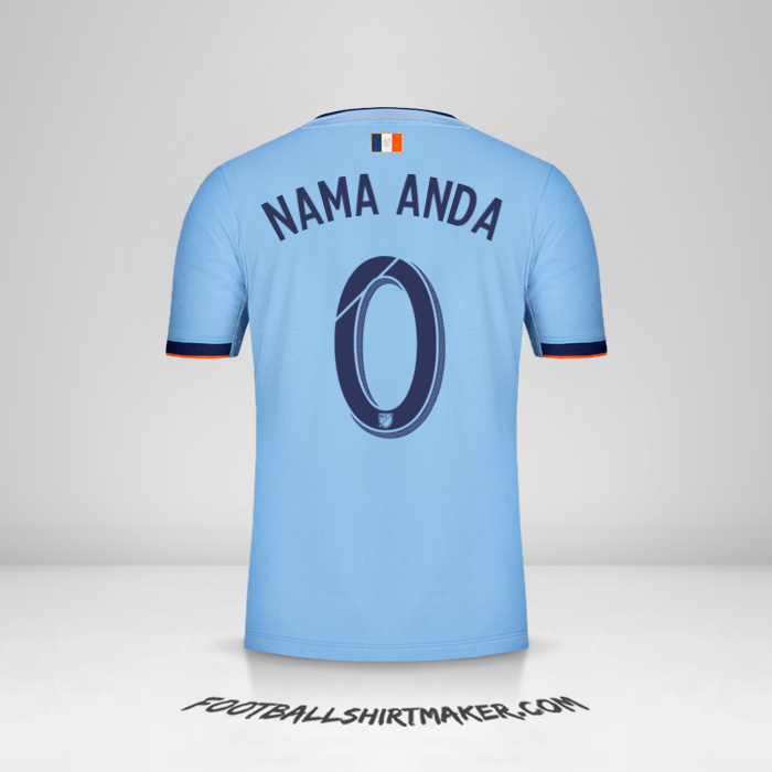 Jersey New York City FC 2019 -  nama anda - 0