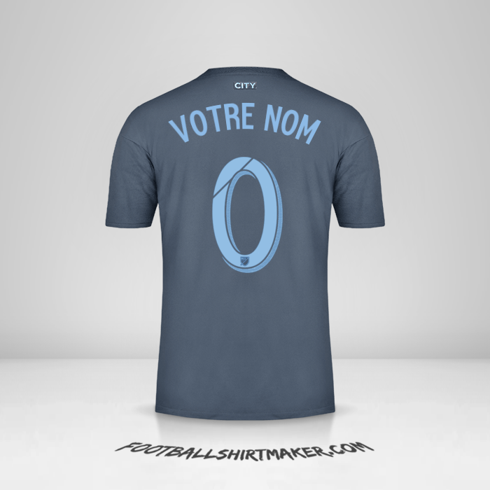 Maillot New York City FC 2018/19 II -  votre nom - 0