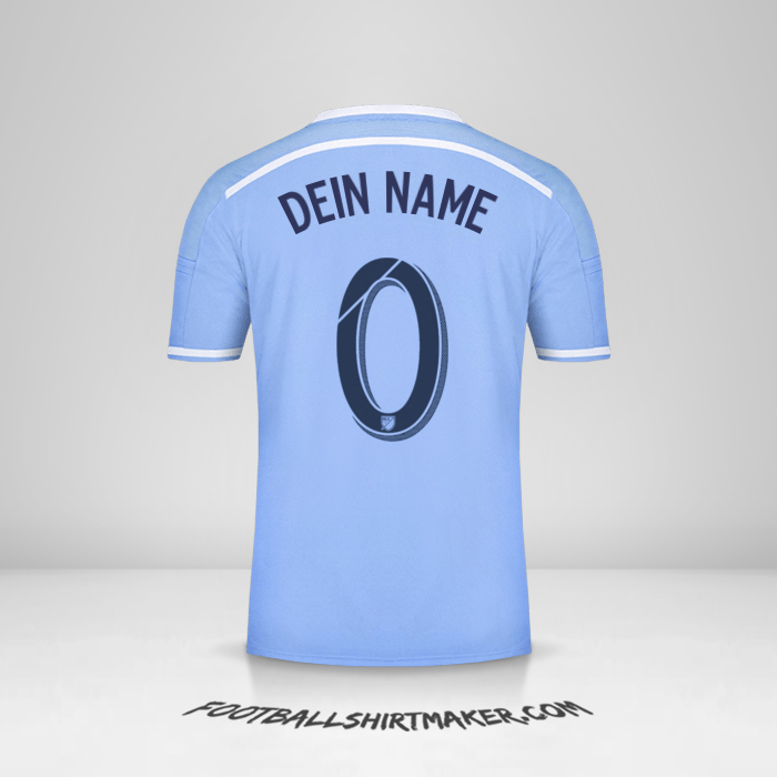 Trikot New York City FC 2015/16 -  dein name - 0