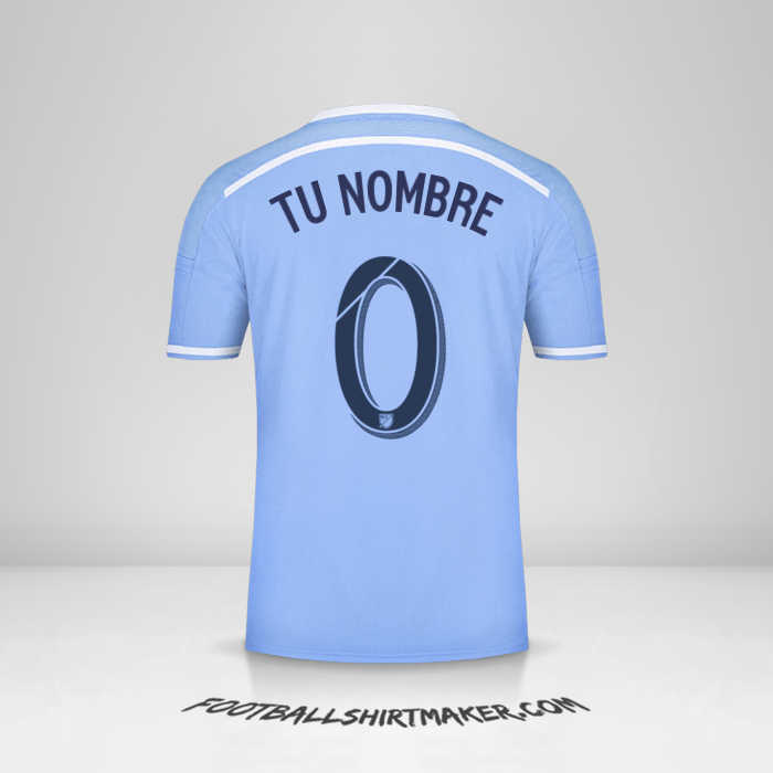 Jersey New York City FC 2015/16 -  tu nombre - 0