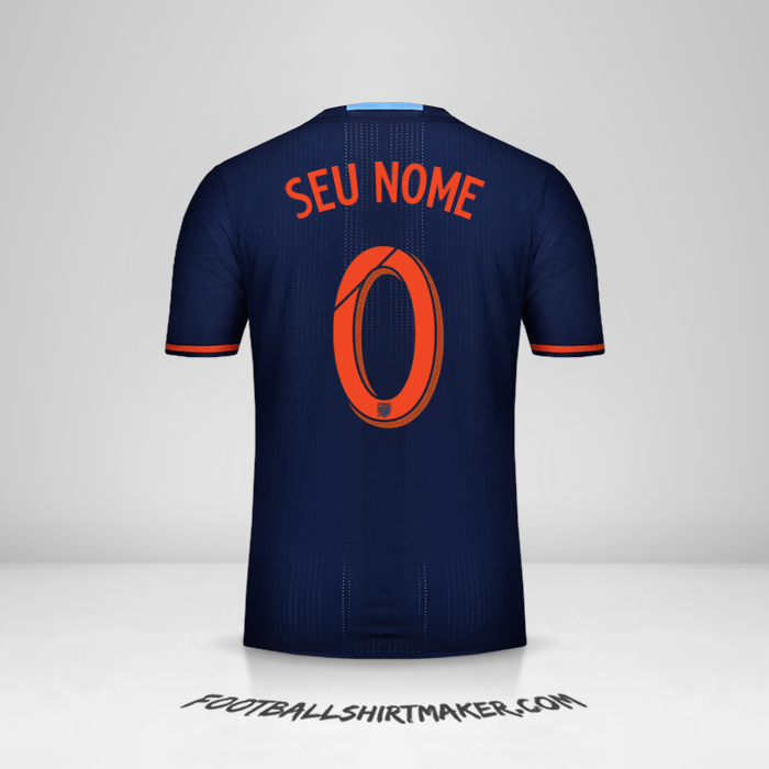 Camisa New York City FC 2016/17 II -  seu nome - 0