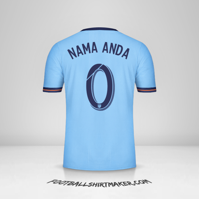 Jersey New York City FC 2017/18 -  nama anda - 0