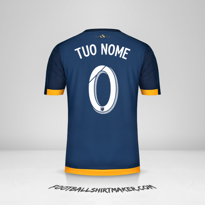 Maglia LA Galaxy 2015/2016 II -  tuo nome - 0