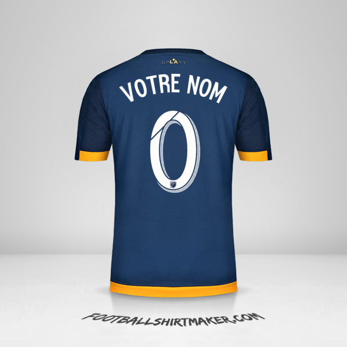 Maillot LA Galaxy 2015/2016 II -  votre nom - 0