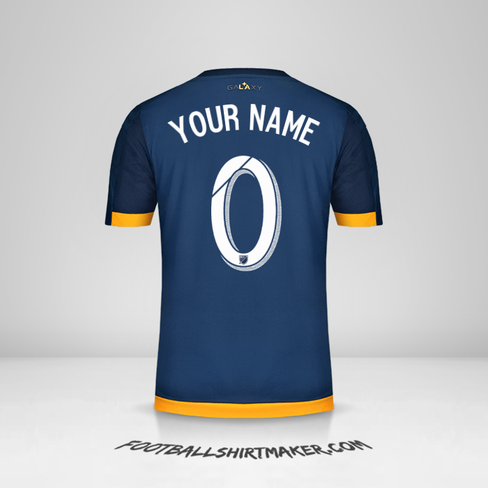 Shirt LA Galaxy 2015/2016 II -  your name - 0
