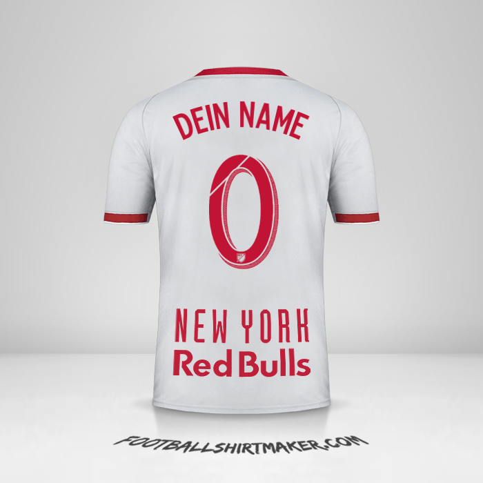 Trikot New York Red Bulls 2019 II -  dein name - 0