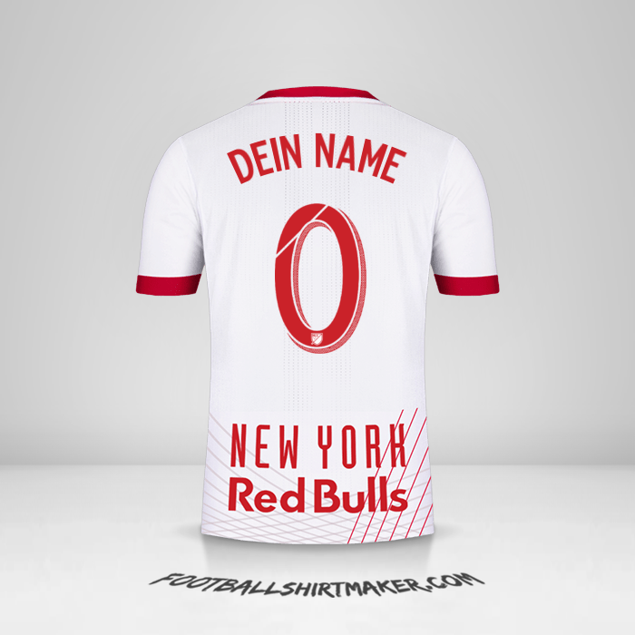 Trikot New York Red Bulls 2017/18 -  dein name - 0