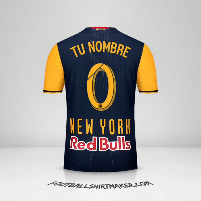Jersey New York Red Bulls 2016/17 II -  tu nombre - 0