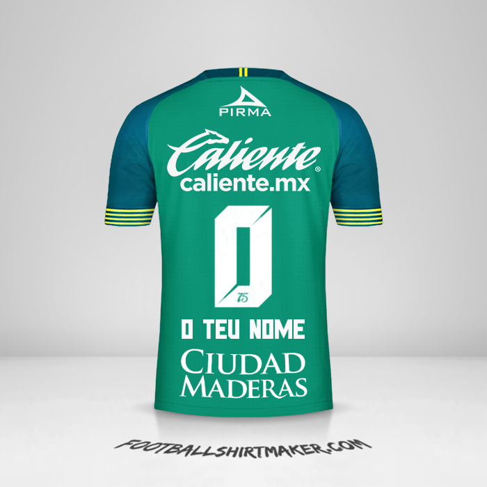 Camisola Club León 2019/20 -  o teu nome - 0