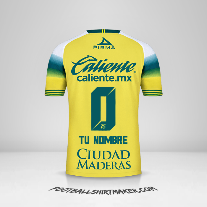 Camiseta Club León 2019/20 II -  tu nombre - 0