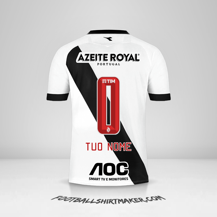 Maglia Vasco da Gama 2019/20 II -  tuo nome - 0