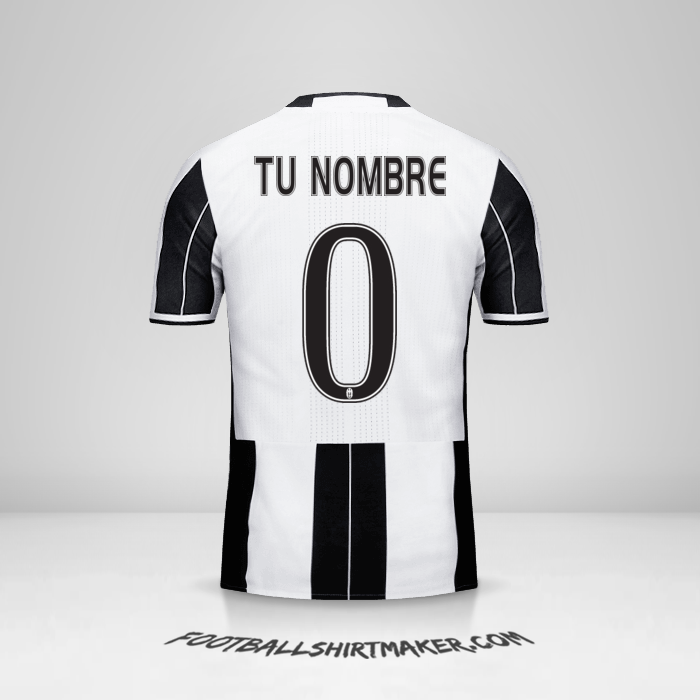 Jersey Juventus FC 2016/17 -  tu nombre - 0