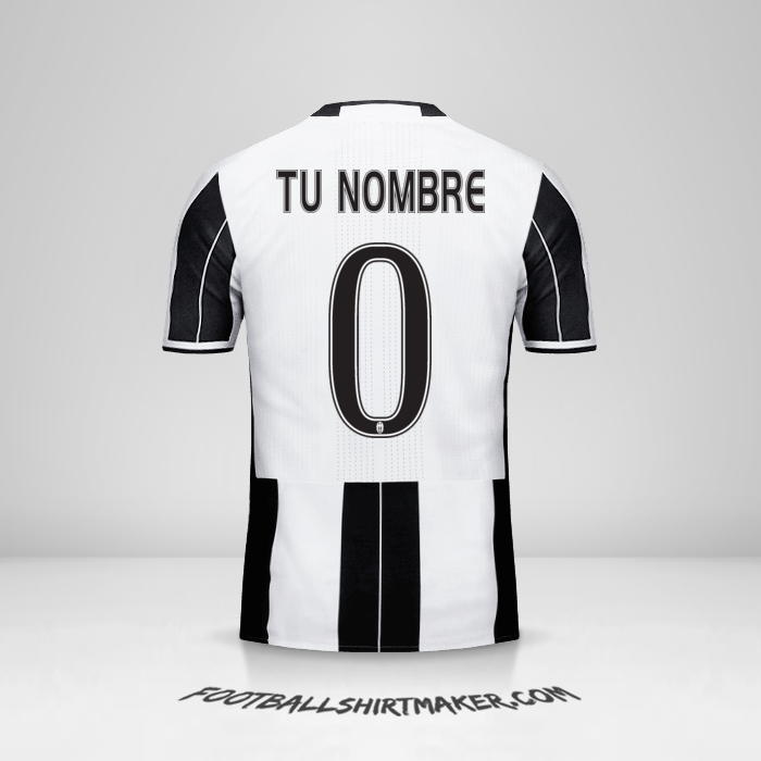 Camiseta Juventus FC 2016/17 -  tu nombre - 0
