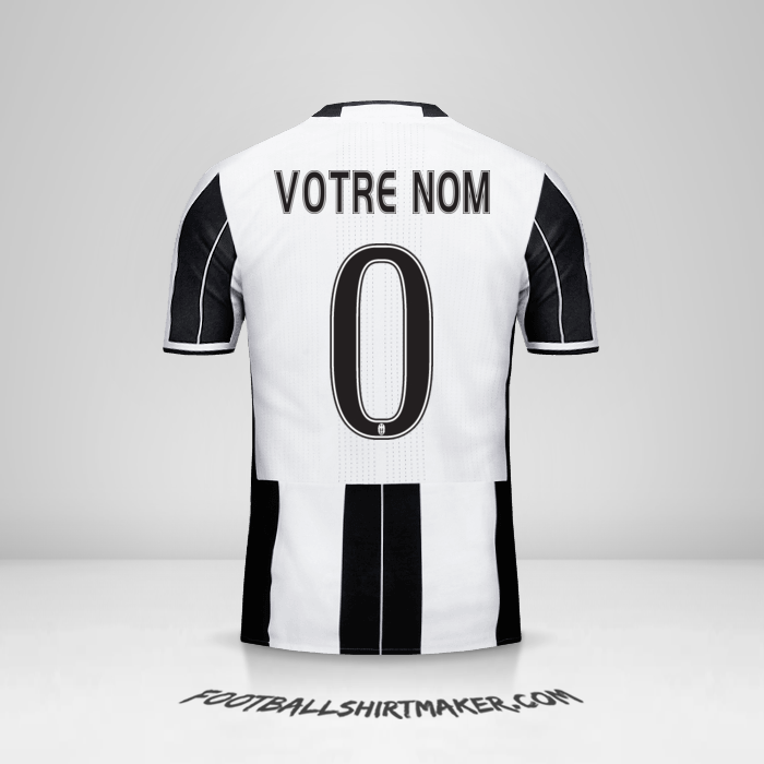 Maillot Juventus FC 2016/17 -  votre nom - 0