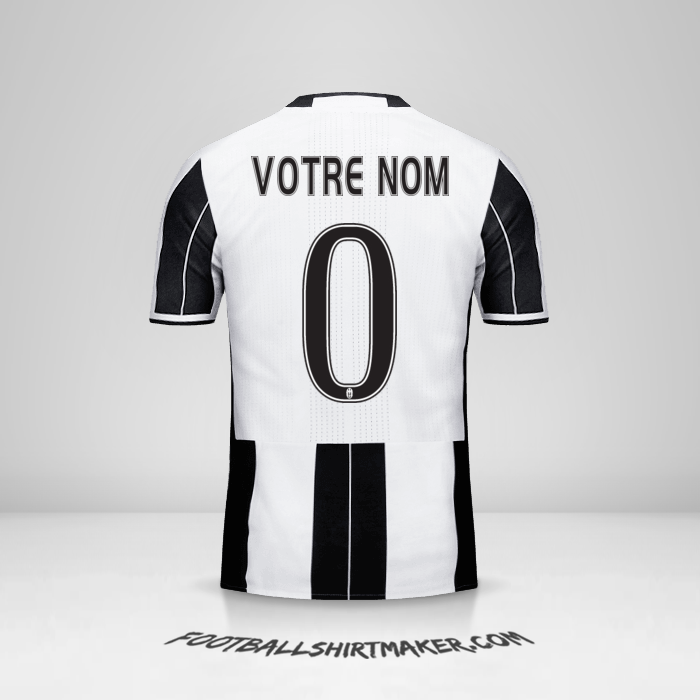 Maillot Juventus FC 2016/17 -  votre nom - 0