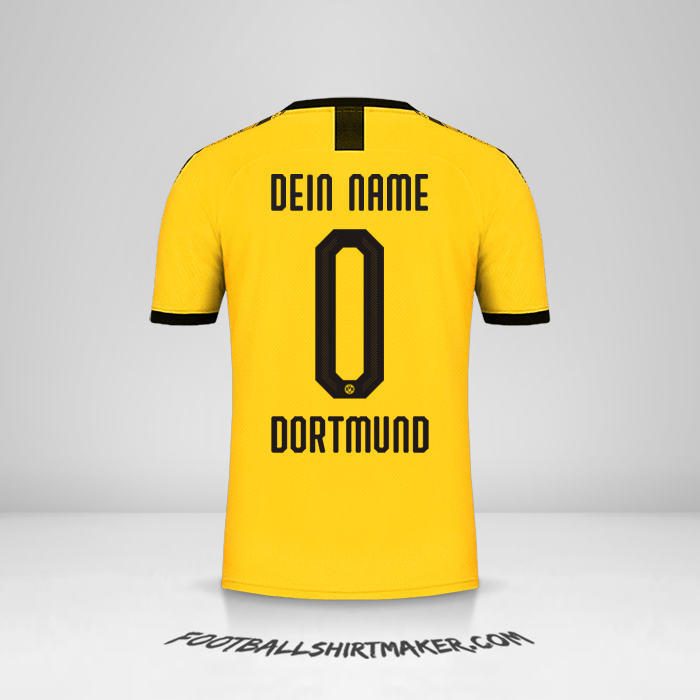 Trikot Borussia Dortmund Cup 2019/20 I -  dein name - 0