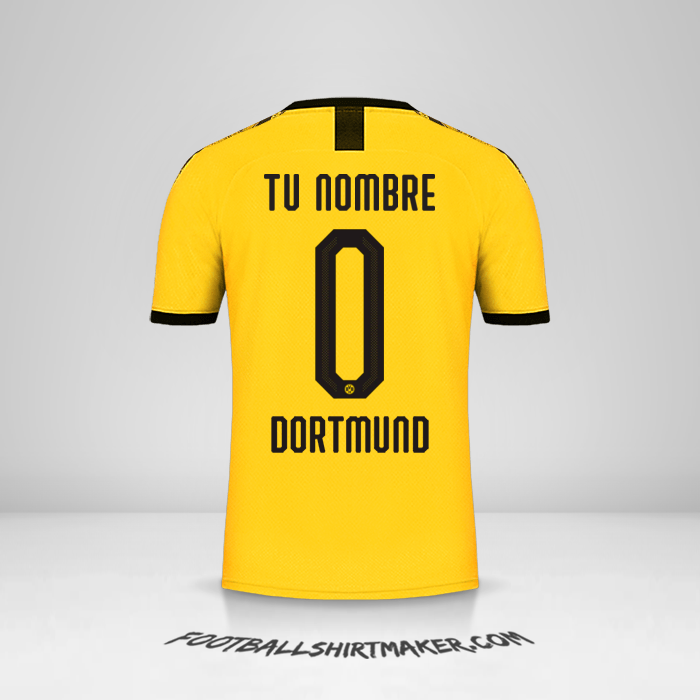 Jersey Borussia Dortmund 2019/20 Cup I -  tu nombre - 0