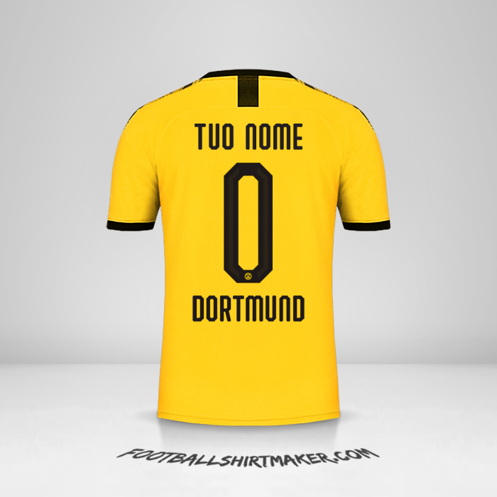 Maglia Borussia Dortmund Cup 2019/20 I -  tuo nome - 0