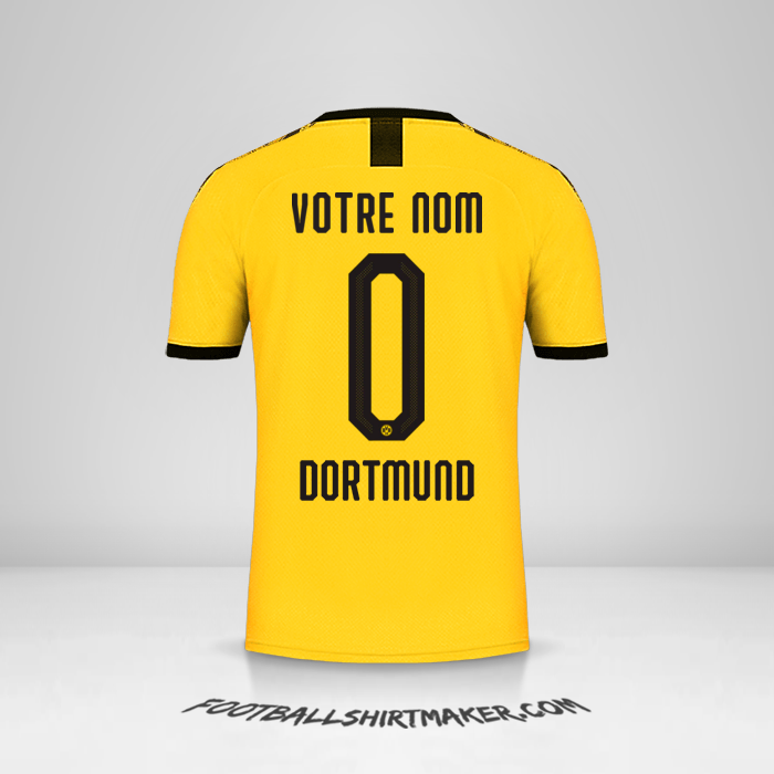 Maillot Borussia Dortmund 2019/20 Cup I -  votre nom - 0