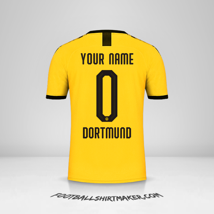 Jersey Borussia Dortmund 2019/20 Cup I -  your name - 0