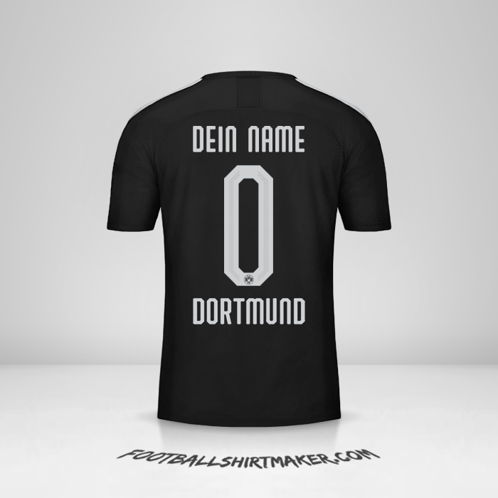 Trikot Borussia Dortmund 2019/20 Cup II -  dein name - 0