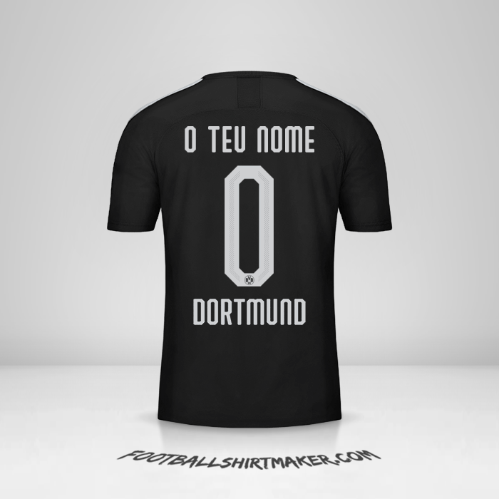 Camisola Borussia Dortmund Cup 2019/20 II -  o teu nome - 0