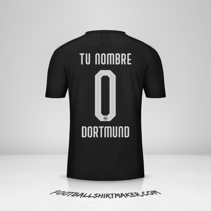 Camiseta Borussia Dortmund 2019/20 Cup II -  tu nombre - 0