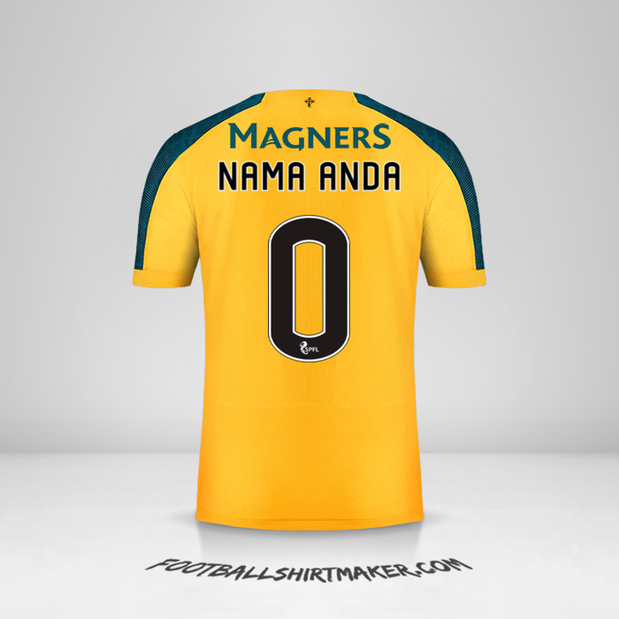 Jersey Celtic FC 2019/20 II -  nama anda - 0