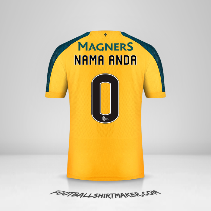 Jersey Celtic FC 2019/20 II -  nama anda - 0
