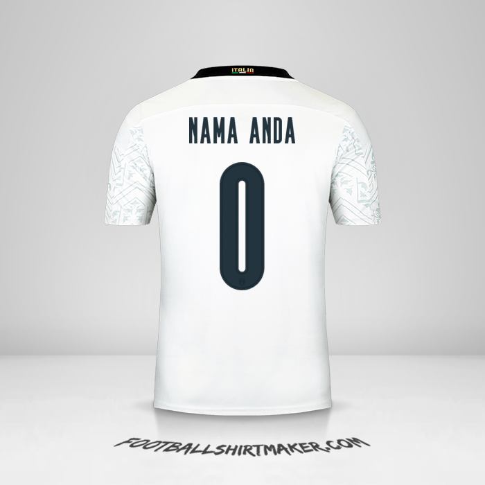 Jersey Italia 2020 II -  nama anda - 0