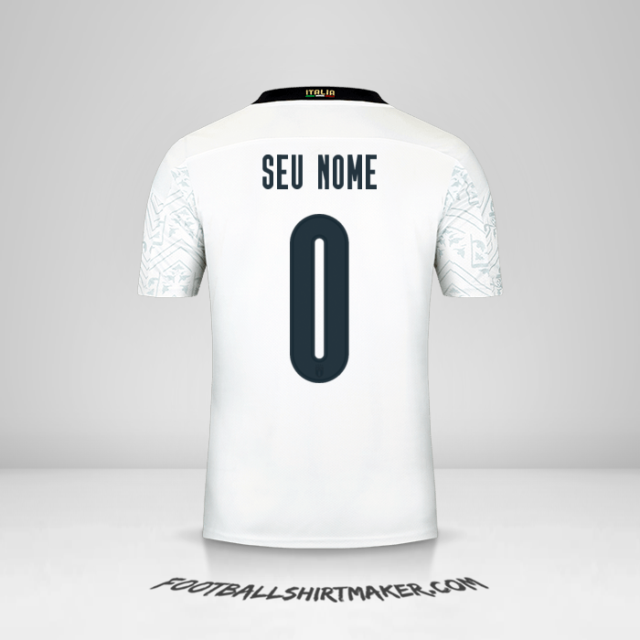 Camisa Itália 2020 II -  seu nome - 0