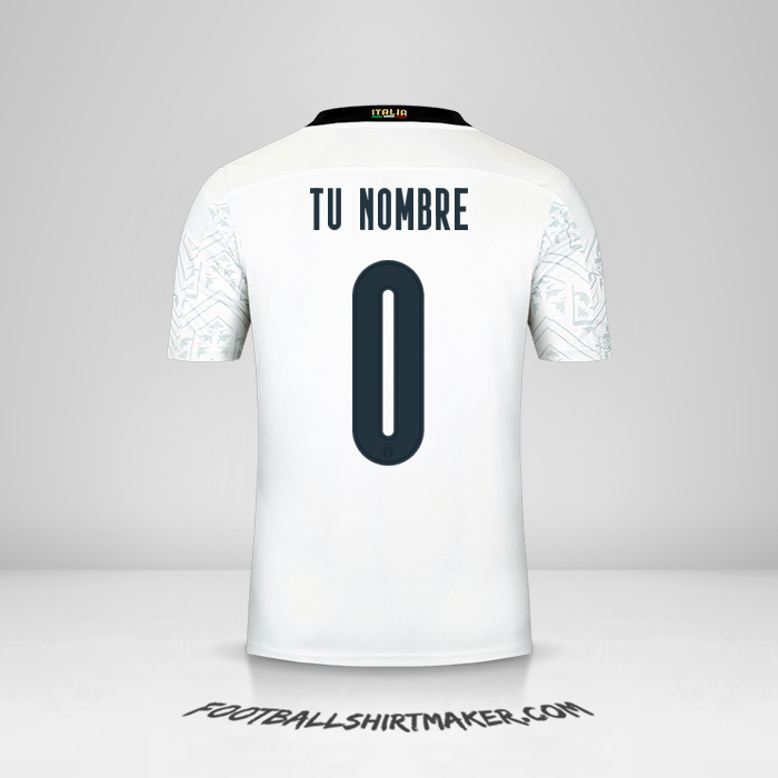 Camiseta Italia 2020 II -  tu nombre - 0