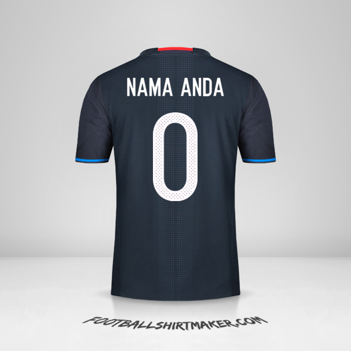 Jersey Jepang 2016 -  nama anda - 0