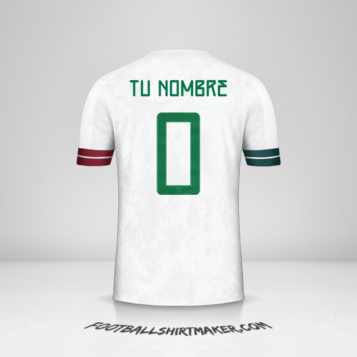 Camiseta Mexico 2020 II -  tu nombre - 0