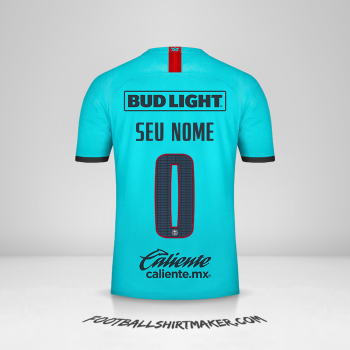 Camisa Club America 2019/20 III -  seu nome - 0