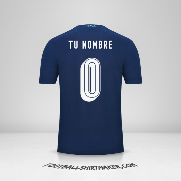 Jersey FC Porto 2019/20 UCL III -  tu nombre - 0