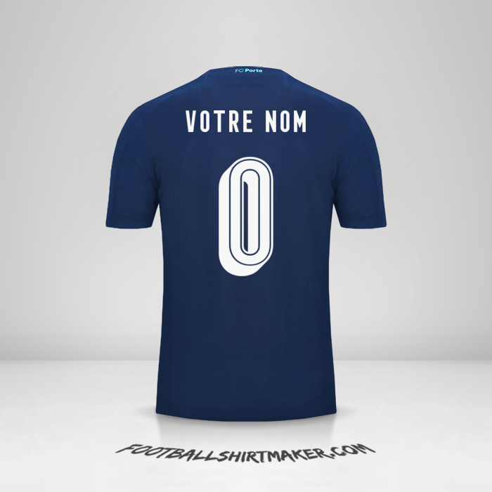 Maillot FC Porto UCL 2019/20 III -  votre nom - 0