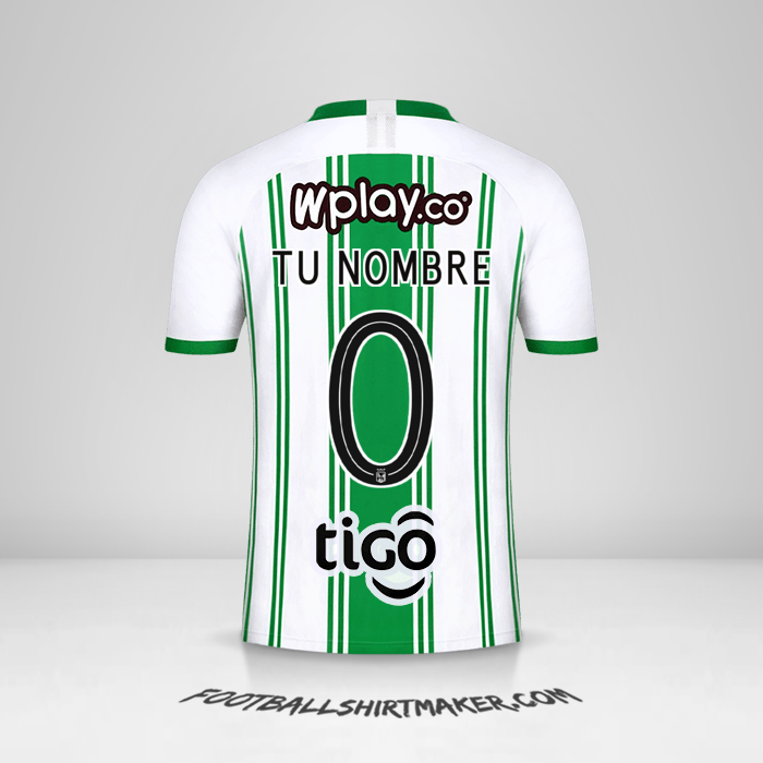 Jersey Atletico Nacional 2020 -  tu nombre - 0
