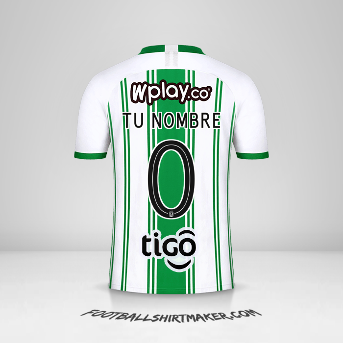 Camiseta Atletico Nacional 2020 -  tu nombre - 0